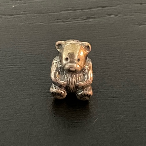 Pandora Teddy Bear Bracelet Charm - Picture 2 of 9